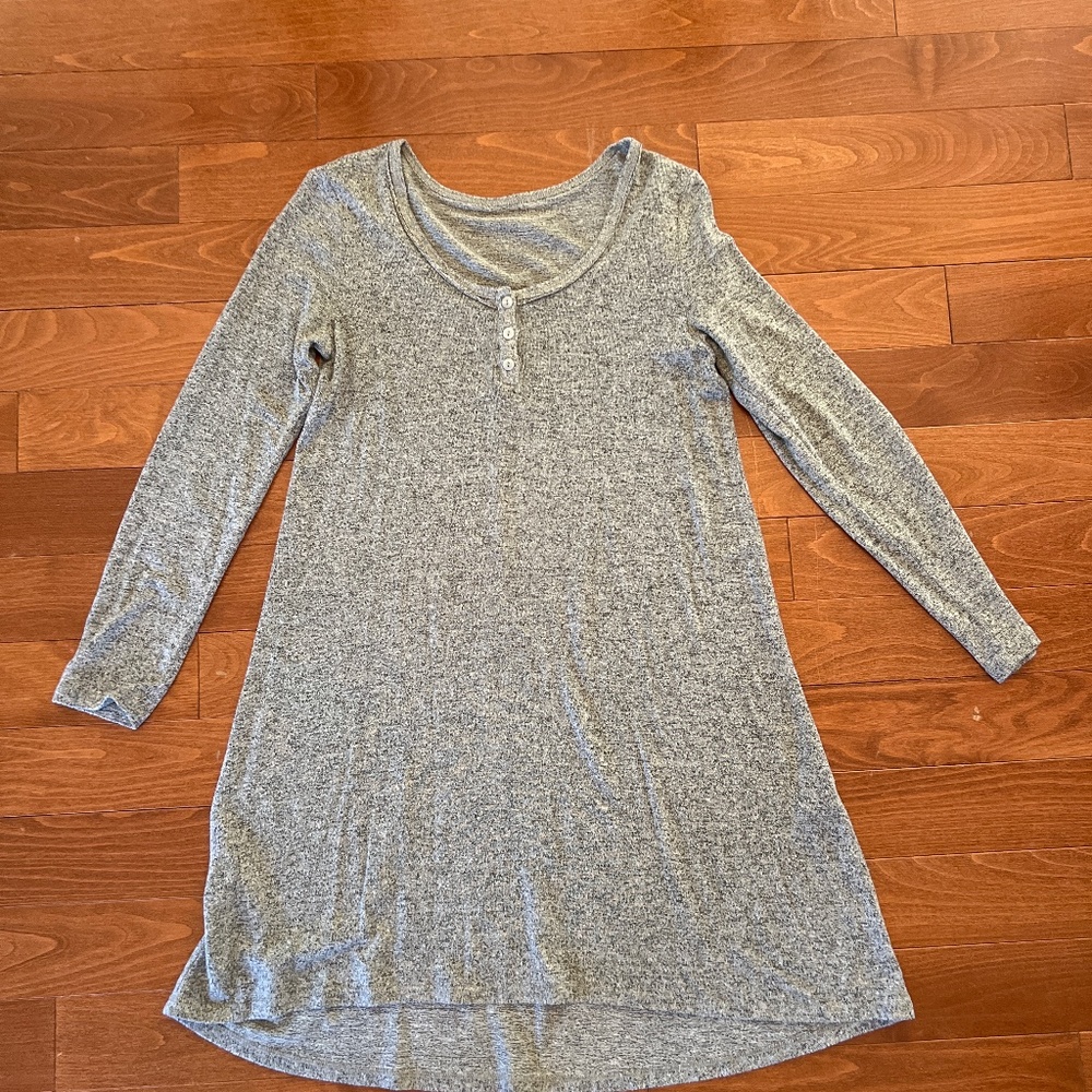 Z Supply grey sweater dress, size medium